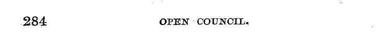 284 OPEN COUNCIL.