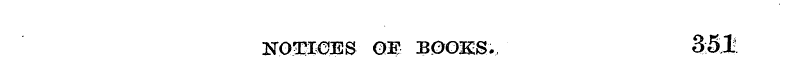 NOTICES OB B0OK1S., 3;5Jl