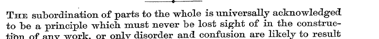 A « The subordination of parts to the wh...