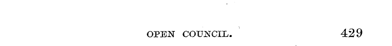 OPEN COUNCIL. 429
