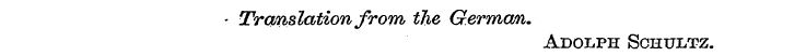 - Translation from the German. Adolph Sc...