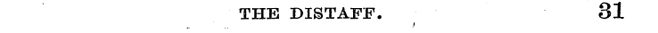 THE DISTAFF. 31 i