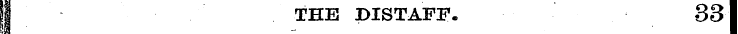 THE DISTAFF. 33