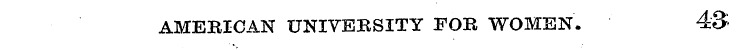 AMERICAN UNIVEKSITY FOR WOMEN. 45