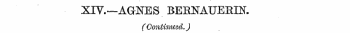 XIV.—AGNES BEKKAUEBIK ( Continued. J