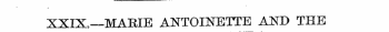 XXDL—MARIE ANTOINETTE AND THE