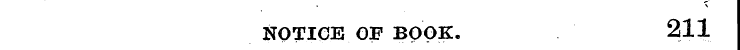 NOTICE OF BOOK. 211