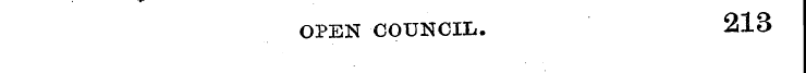 OPEN COUNCIL. 213