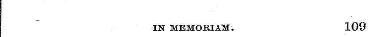 IN MEMORIAM. 109