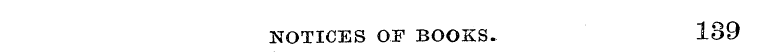 NOTICES OF BOOKS. 189