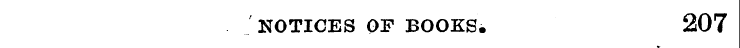 NOTICES OF BOOKS. 207