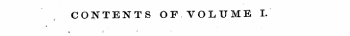 CONTENTS OF VOLUME I.