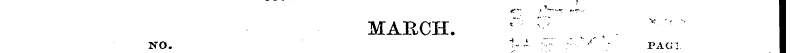 no. MARCH. I r — 1 : ;•;;• ¦ . -¦¦ ¦ ' *...