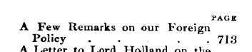 PAGE A Few Remarks on our Foreign Policy...