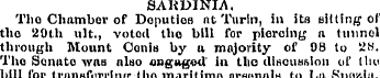 SARDINIA. Tho Chamber of Deputies at Tur...