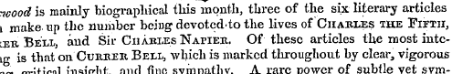 wood is mainly biographical this month, ...