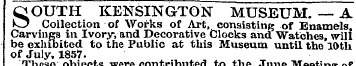 SOUTH KENSINGTON MUSEUM. — A Collection ...