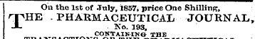 On the 1st of July, 1857* price One Shil...