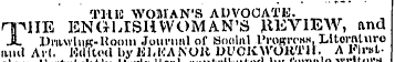 THIS WOMAN'S ADVOCATK. rn^IIE ENGLISHWOM...