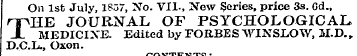 On 1st July, 1807, No. VIL, New Series, ...