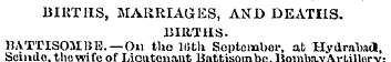 BIRTHS, MARRIAGES, AND DEATHS. BIRTHS. K...
