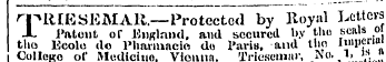 rplUESEMAR.—Protected by Royal Letters J...