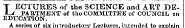 LECTURES of the SCIENCE and AKT DEPARTME...