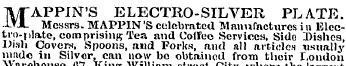M^APPIN'S ELECTRO-SILVER PLATE. - Messrs...