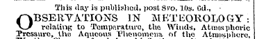 This day is published, post Svo, 10s. Gd...