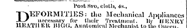 Vost Svo, cloth, 4-s., DEFORMITIES: tho ...