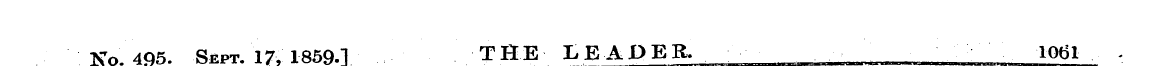 No. 495. Sept, 17, 1859.] THE LEADER, 10...