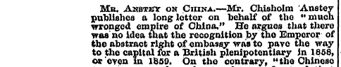 1b. AOT o* CKIN^Mr. Ohisholm Anstey publ...