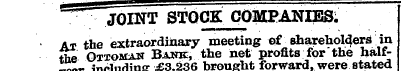JOINT STOCK COMPANIES. —-—- Al the extra...