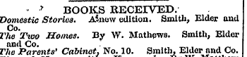 ' ? BOOK , S DECEIVED, . ^estic Stories....