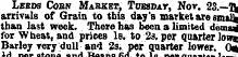 Leeds Corn Market, Tuesday, Nov, 23.—H a...