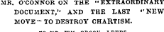 MR. O'CONNOR ON THE -'EXTRAORDINARY DOCU...
