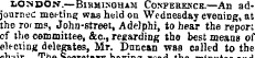 LONDON.—Birmingham Conference.—An adjour...