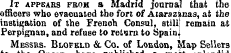 It appears fboh a Madrid journal that th...