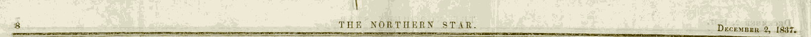 8 THE NORTHERN STAR. December 2, 1837.