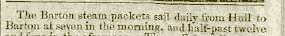 Th« iiarton ateaul packets sail daily fr...
