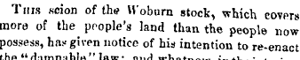 This scion of the U'oburn stock, which c...
