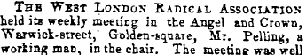Thb "W b8t London Radical Association he...
