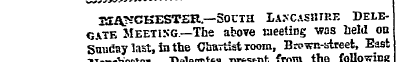 3SiVNCKEST£R. —South Lancashire Delegate...