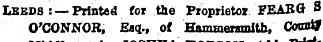 Leeds : —Printed for the Proprietor FEAB...