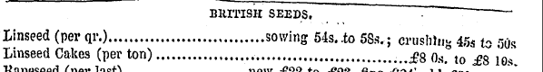 BltlTIS Linseed (per qr.) , Linseed Cake...
