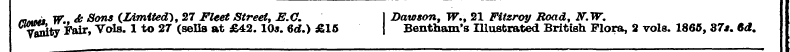 nMitts Vanity W Fair ., A Sons , Vols (L...