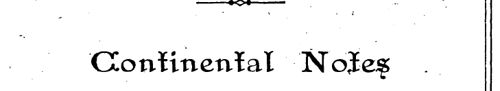 Continental Noj e^ of the he Journal 5th...