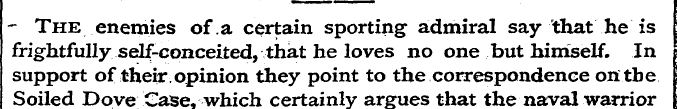 - The enemies of,a certain sporting admi...