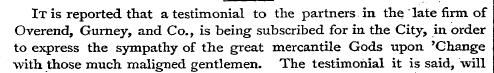It is reported that a testimonial to the...