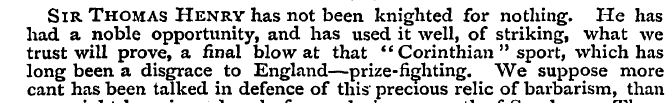 had Sir a Thomas noble opportunity Henry...